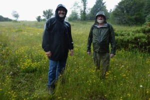 Mark and Ron at Ling Easement