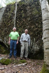 Al and Tony at lichen wall_268 (2)