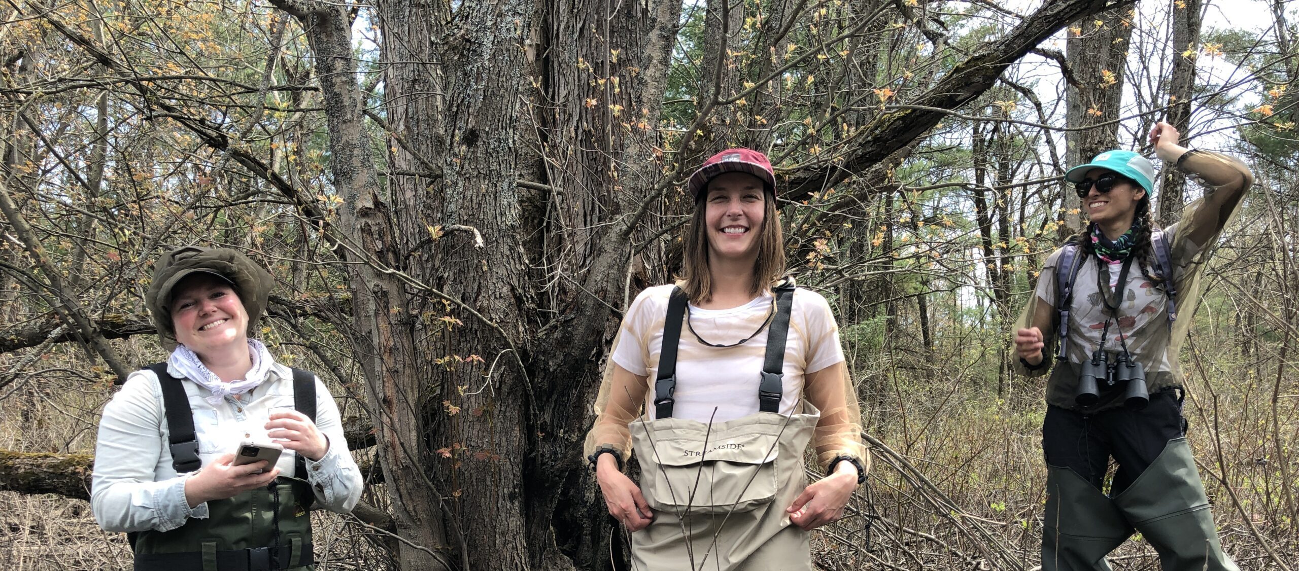 Staff at the nature reserve