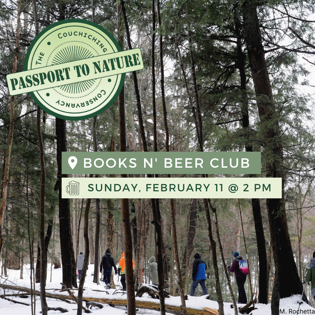 passport to nature, books n' beer club February 11th